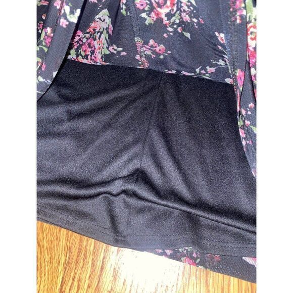 Apt. 9 women's sleeveless black foral lined career/casual blouse size small - Picture 5 of 9